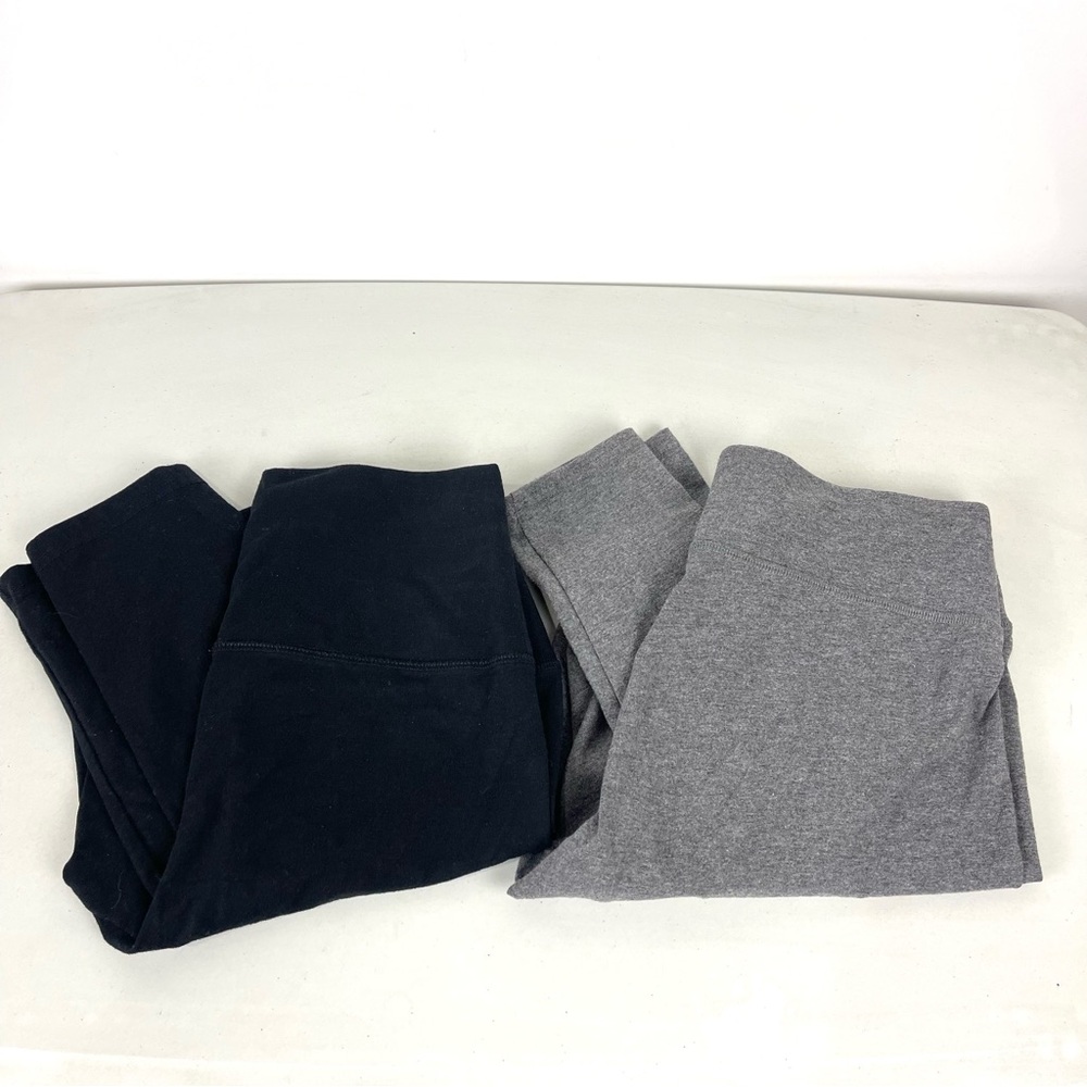 Aerie Lot 2 Pairs Leggings Black Grey Women’s High Rise Stretch Size Medium